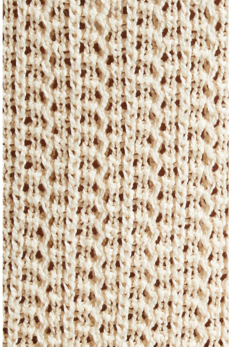 Arrigo Openwork V-Neck Sweater Tank, Alternate, color, IVORY