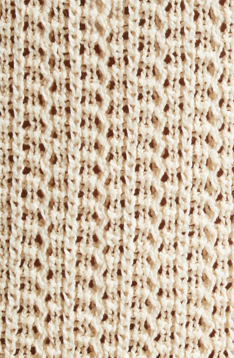 Max Mara Arrigo Openwork V-Neck Sweater Tank, Alternate, color, 