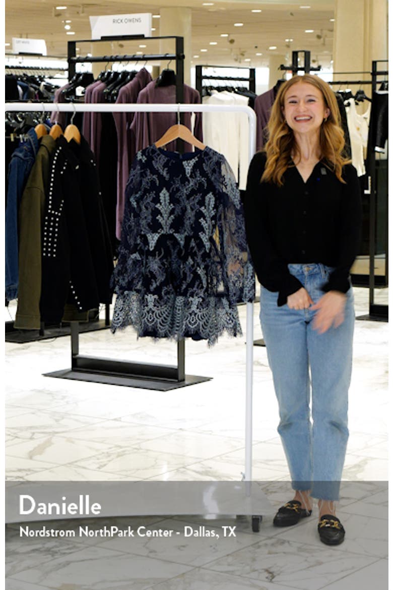 Kids' Sienna Embroidered Long Sleeve Dress video