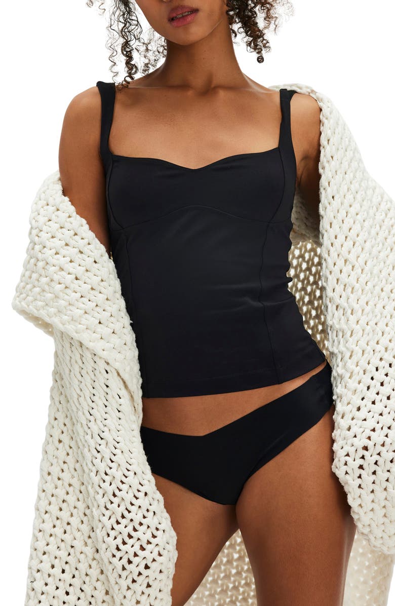 Free People Somewhere Sometime Camisole, Main, color, Black