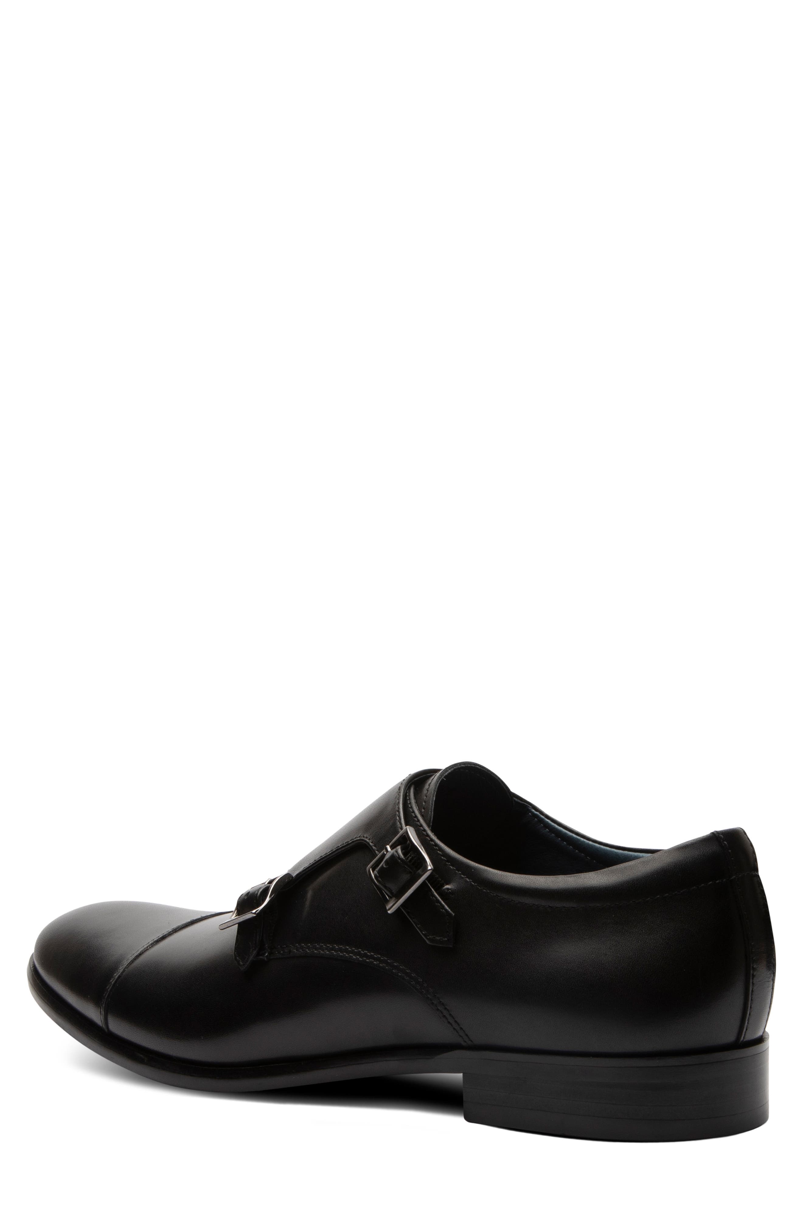 Blake Mckay Miles Double Monk Strap Loafer, Alternate, color, Black