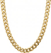 Bliss Diamond 14k Gold Filled 3.2mm High Polish Miami Cuban Curb Link Chain Necklace