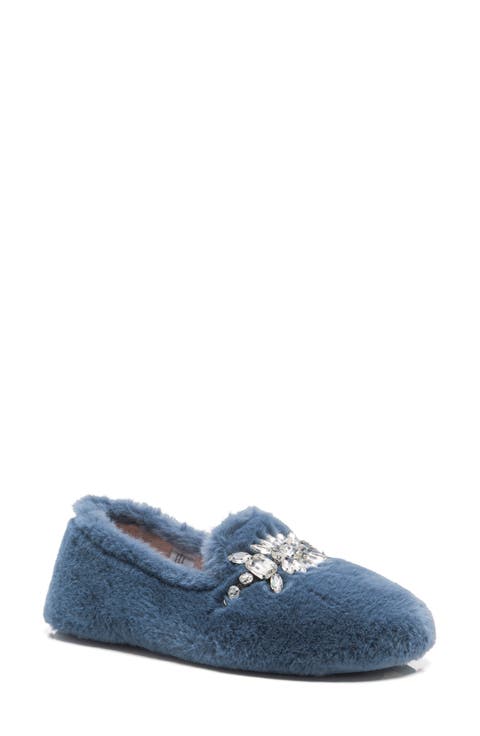Slumber Party Faux Fur Loafer Slipper