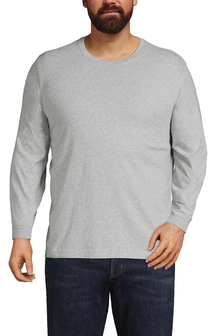 Super-T Long Sleeve T-Shirt, Alternate, color, Gray Heather