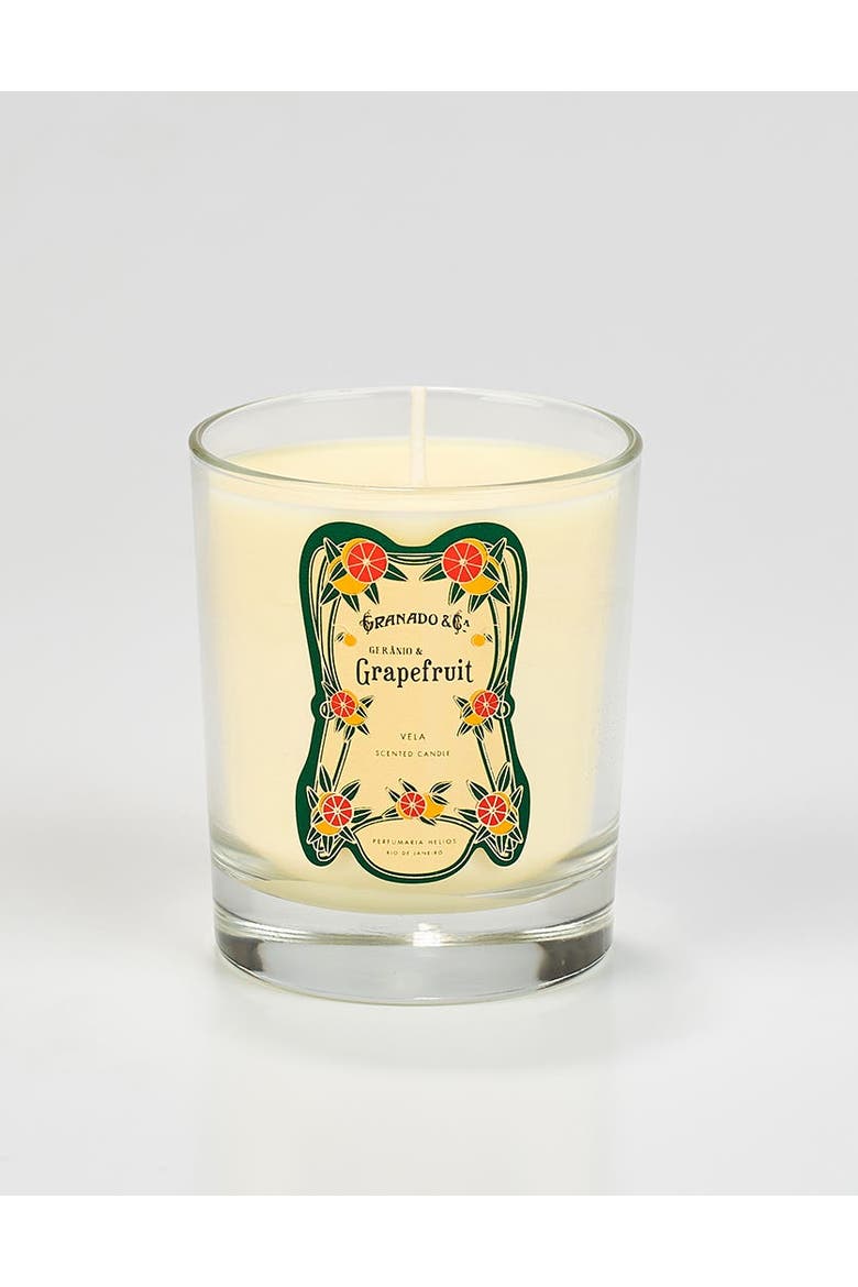 Gerânio & Grapefruit Scented Candle, Alternate, color, Clear