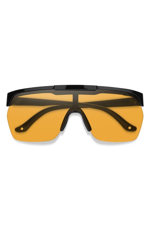 XC 138mm ChromaPop™ Polarized Oversize Shield Sunglasses