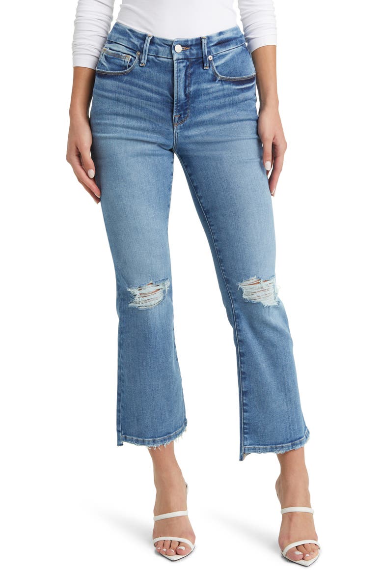 Good Legs Crop Mini Bootcut Jeans, Main, color, INDIGO521