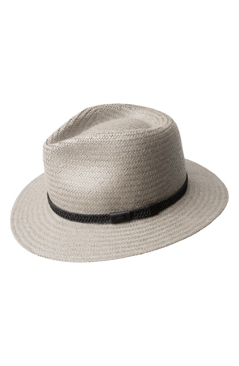 Bailey Colwyn Straw Fedora, Main, color, 