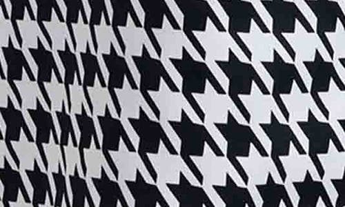 Foxcroft Carolina Houndstooth Print Cotton Button-up Shirt
