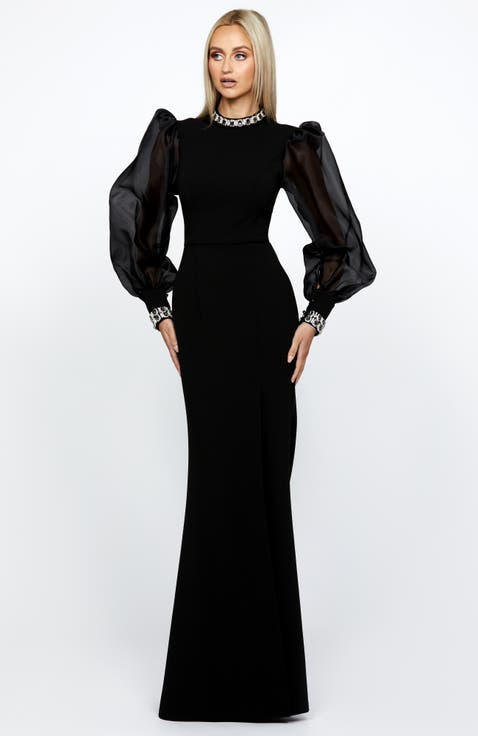 Winnie Sheer Sleeve Gown