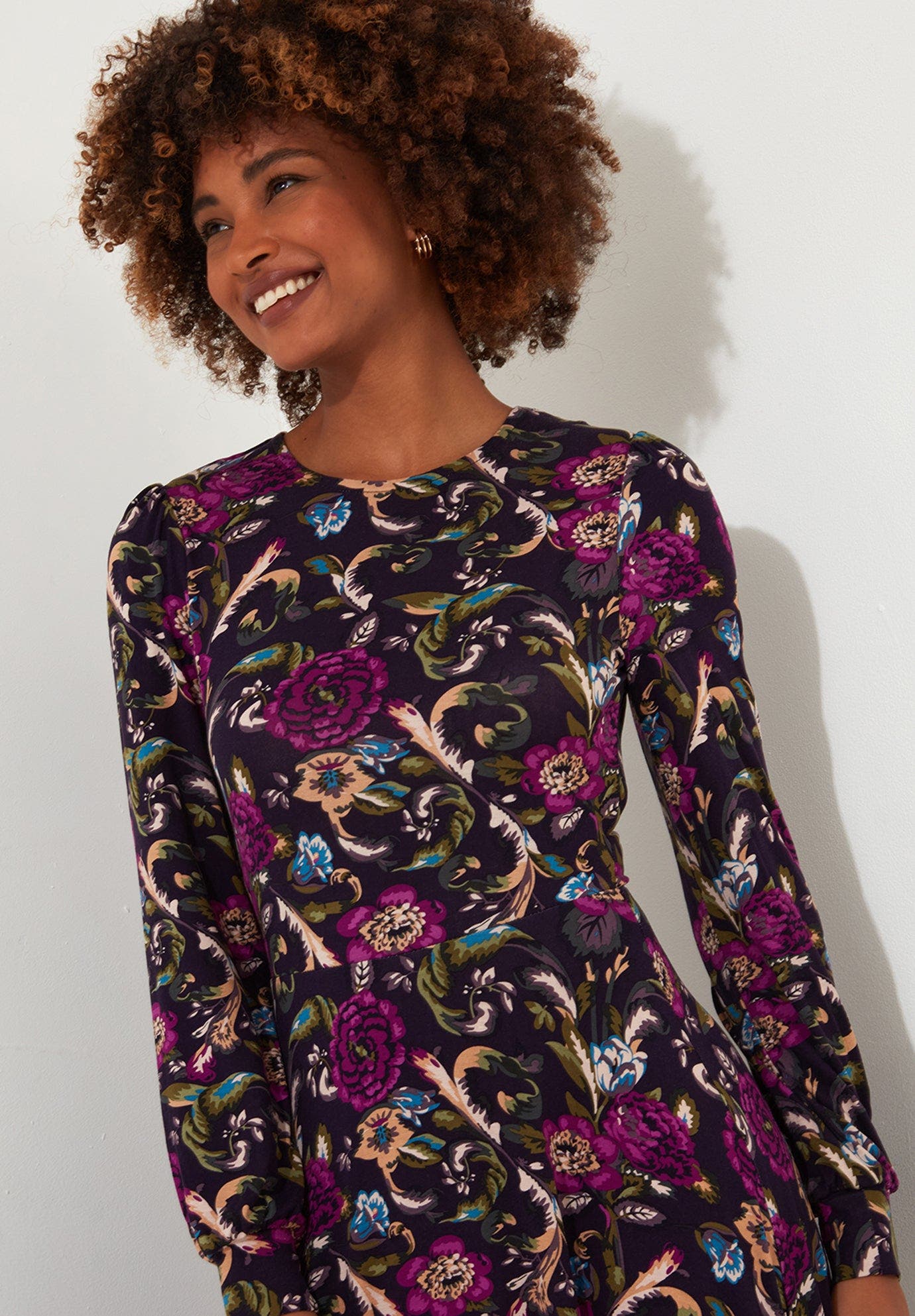 Joe Browns Stretch Knit A Line Midi Dress (plus) (Women) | Nordstrom