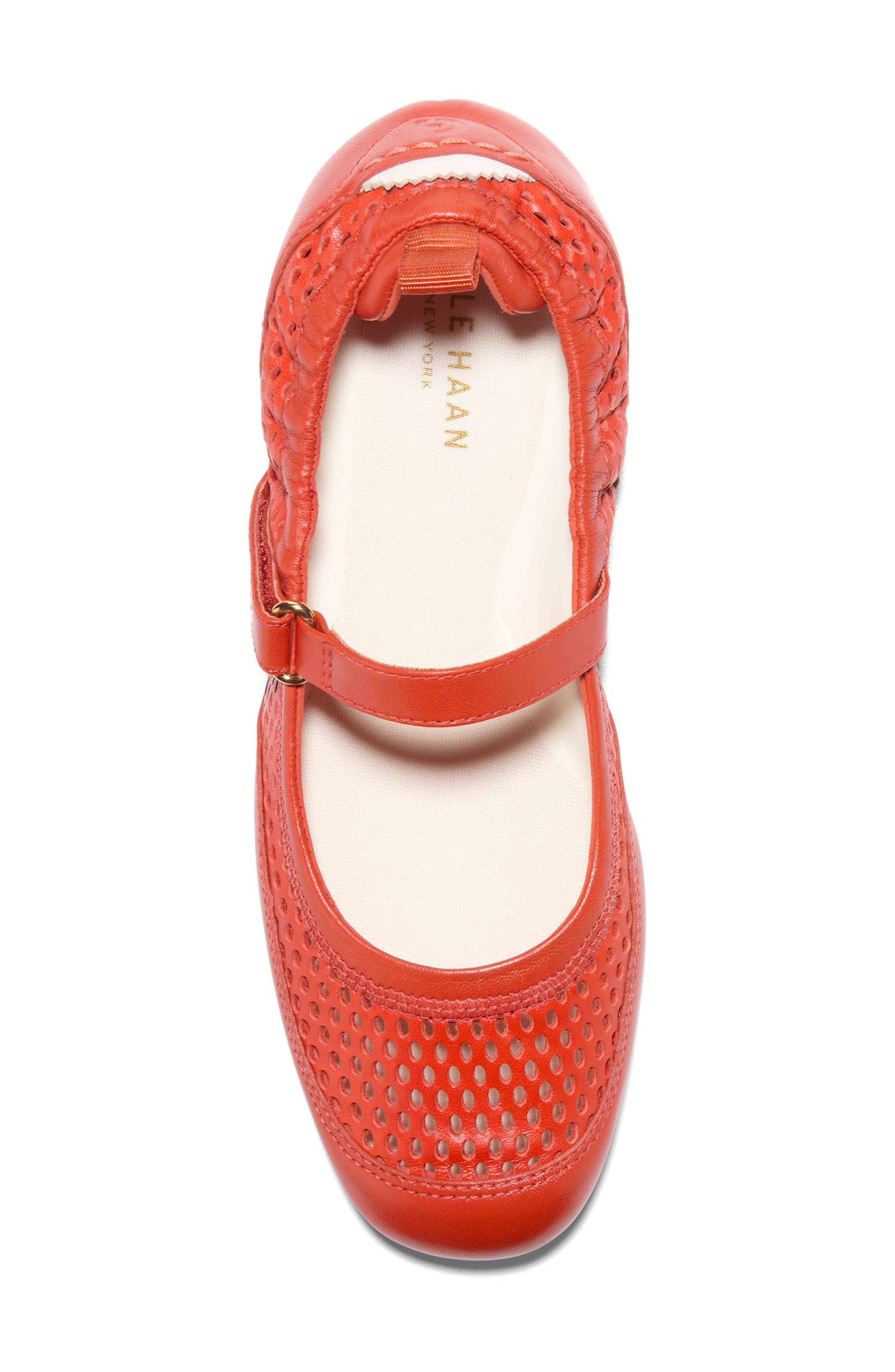 GrandPrø Travina Leather Mary Jane Ballet Flat, Alternate, color, SUMMER FIG LEATHER