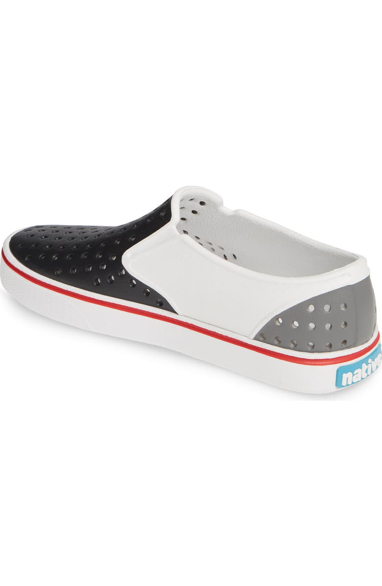 Native Shoes Miles Colorblock Slip-On Vegan Sneaker, Alternate, color,