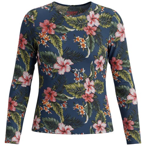 Long Sleeve Round Neck Knit Tee