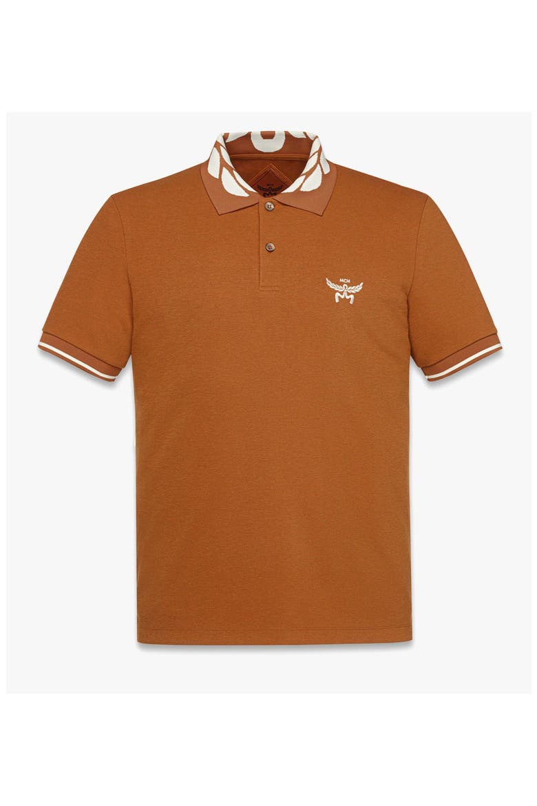 Laurel Piqué Polo, Main, color, Brown