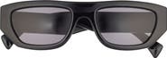Gucci 57mm Rectangular Sunglasses