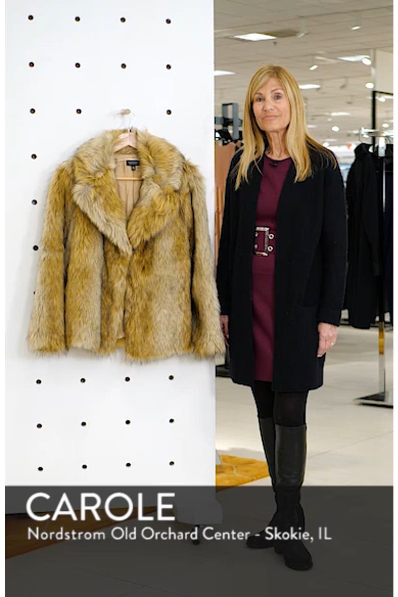 Camille Faux Fur Coat video
