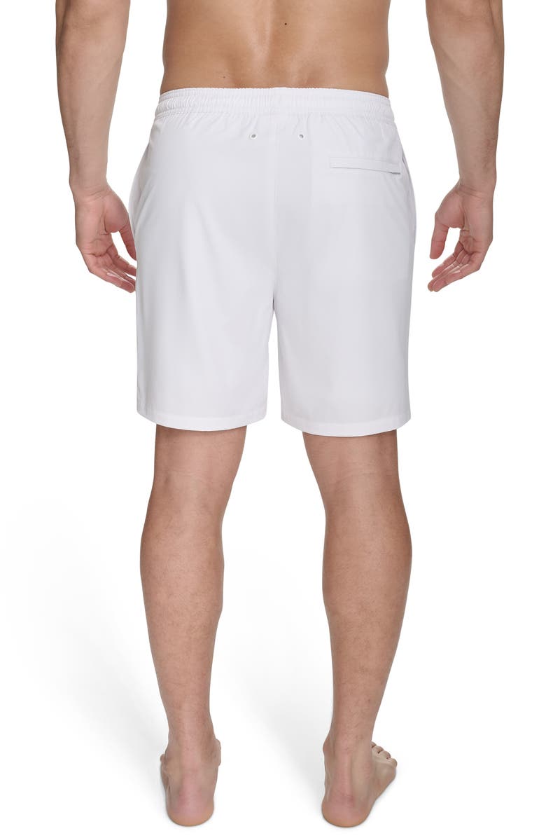 Calvin Klein Hybrid Volley Stretch Swim Shorts, Alternate, color, White