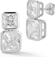 GLAZE JEWELRY Square Double Drop Earrings