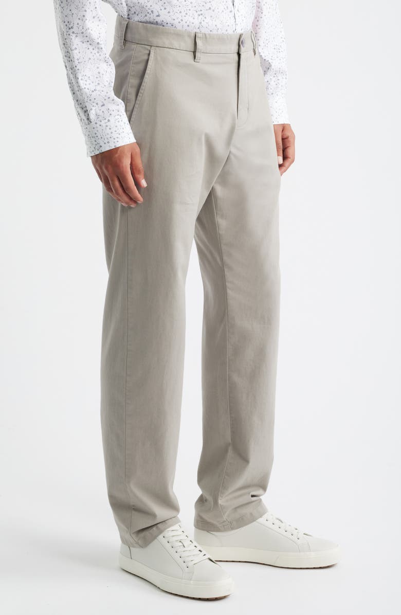 Nordstrom Straight Stretch Cotton Chinos, Alternate, color, Grey Earl