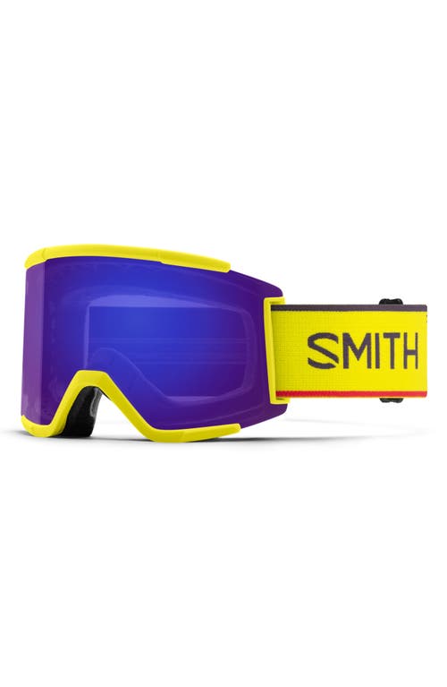 Smith Squad Mag™ 186mm Snow Goggles In High Voltage/violet Mirror