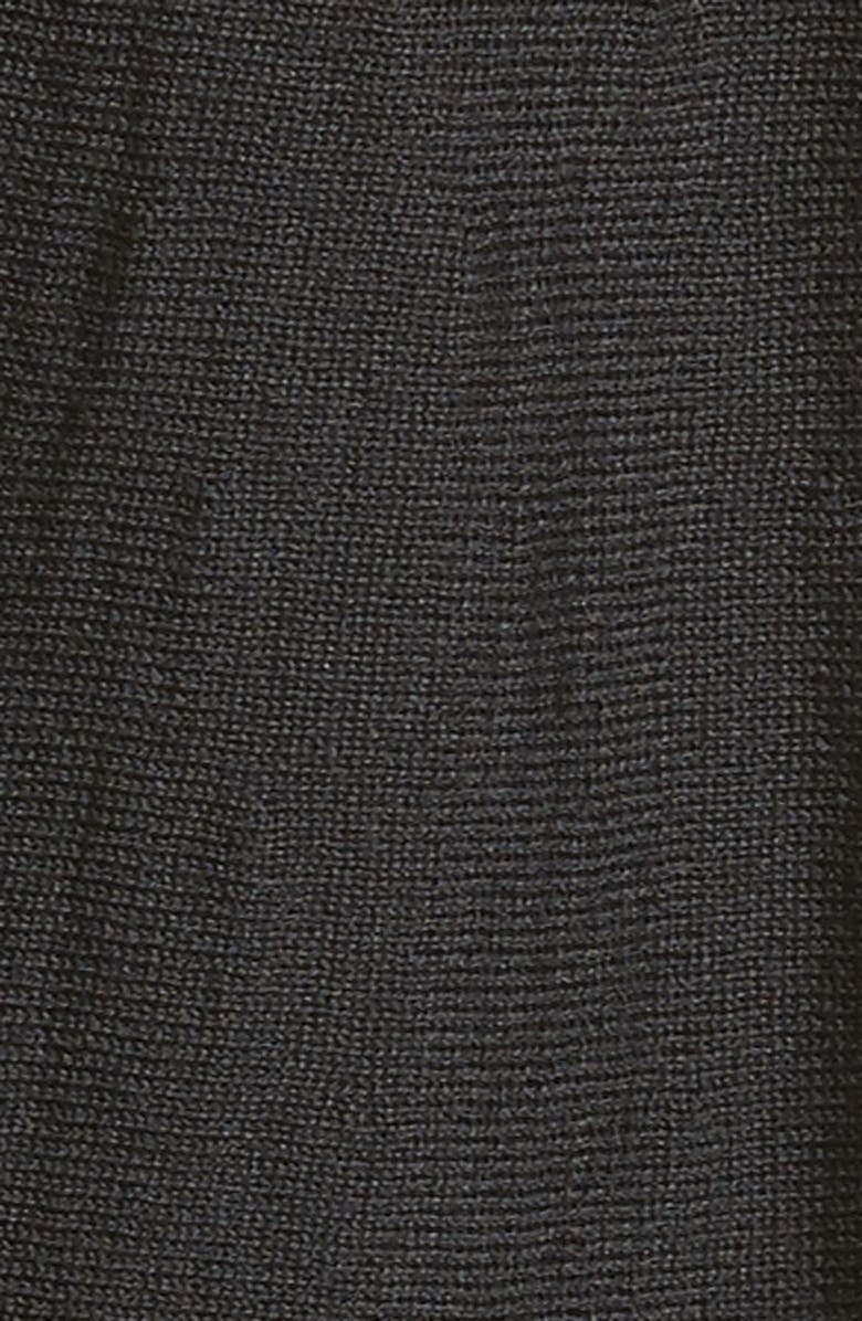 Valentino Lace Trim Cape Sweater, Alternate, color, 