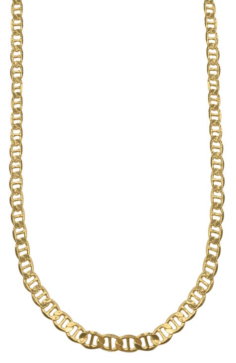 Men's Water Resistant Mariner Chain Necklace