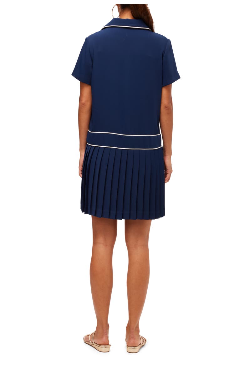 Trina Turk Pleated Racquet Dress, Alternate, color, 