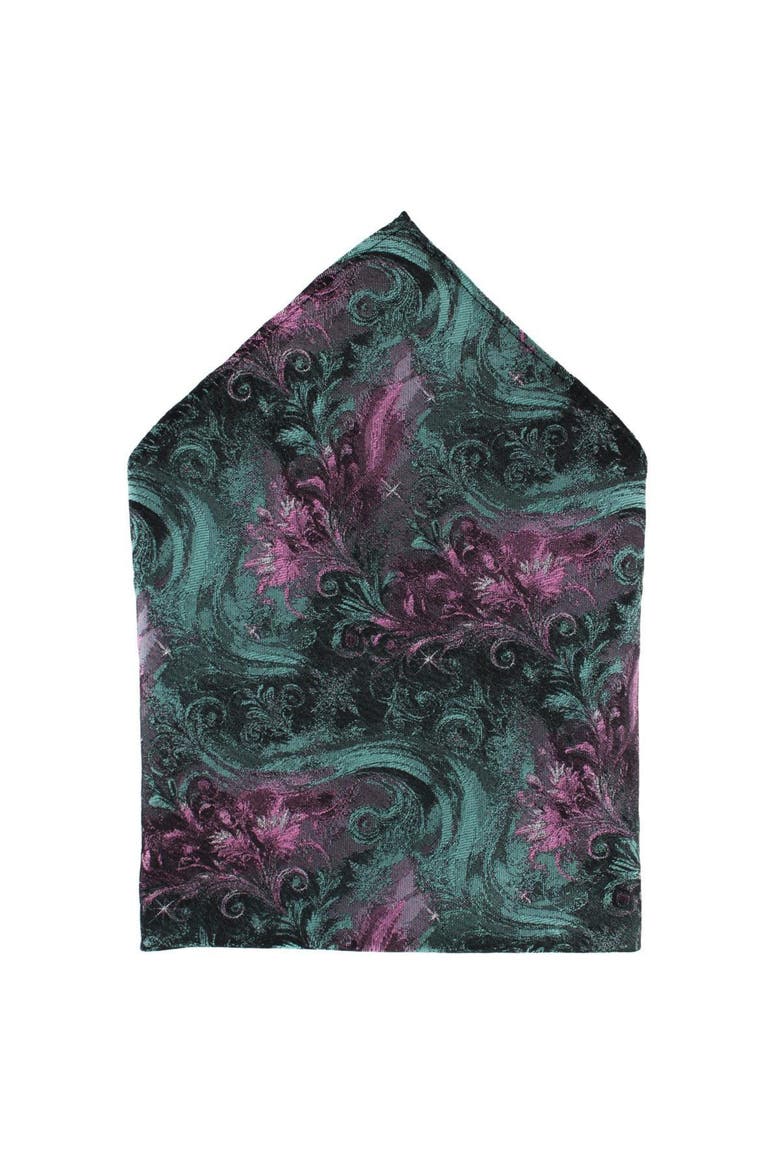 Big and Tall Arcane Storm Silk Tie & Pocket Square Bundle, Alternate, color, Multiple