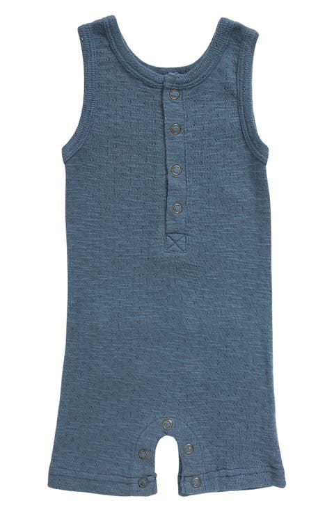 Organic Cotton Pointelle Romper (Baby)