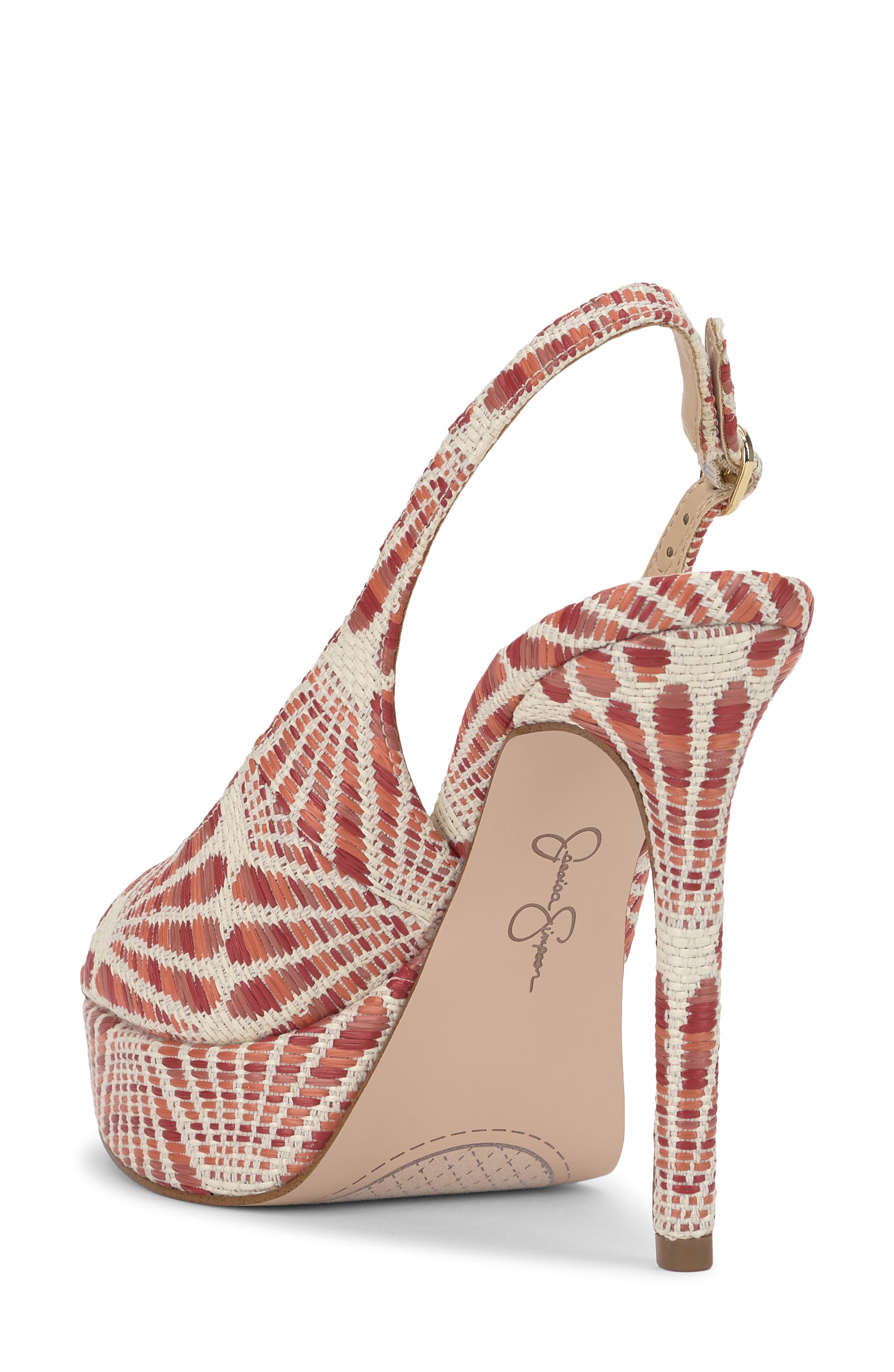 Sibilla Slingback Platform Sandal, Alternate, color, ORANGE
