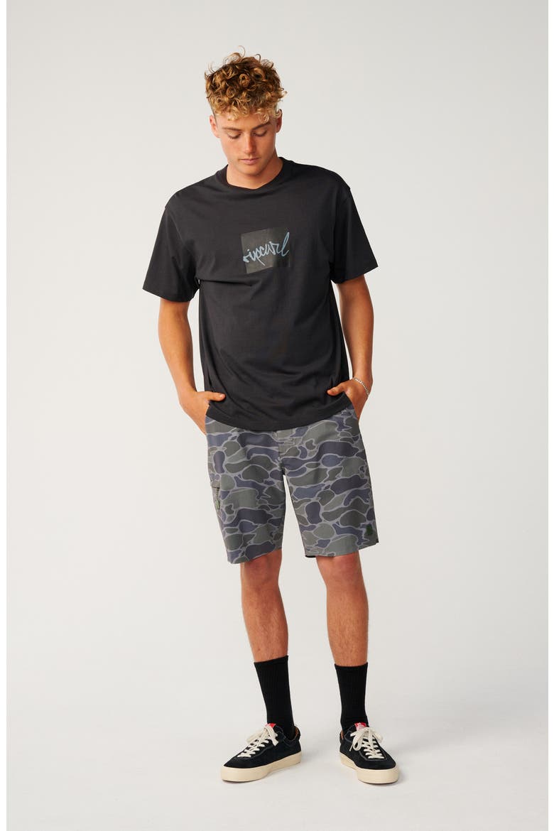 Global Entry Boardwalk Water Repellent Shorts, Alternate, color, GREEN CAMO