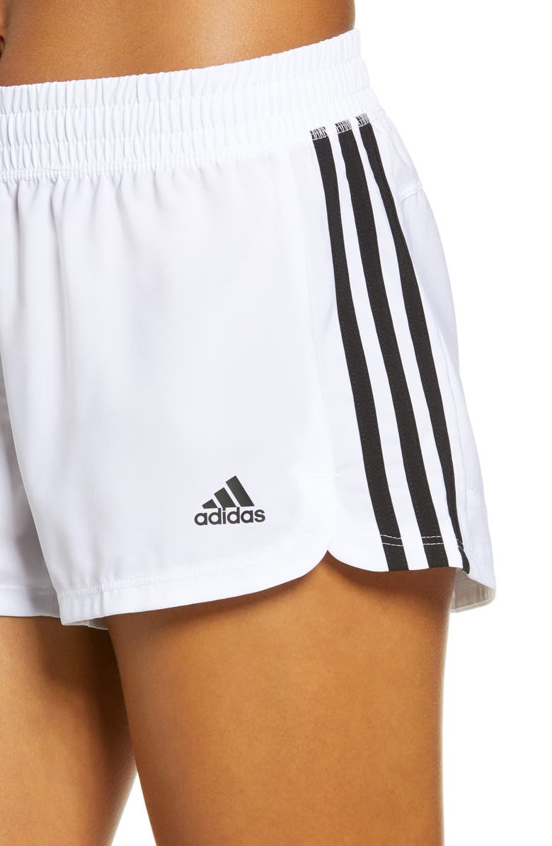 adidas Pacer 3-Stripes Climalite<sup>®</sup> Knit Shorts, Alternate, color, 