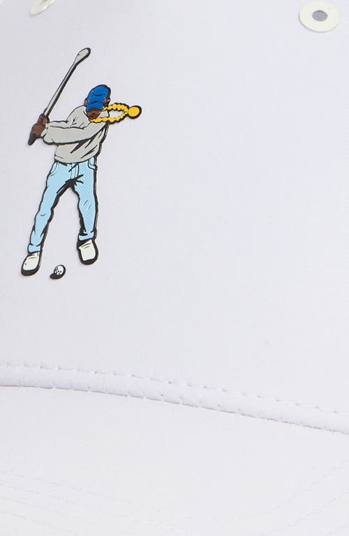 Eastside Golf Links Embroidered Adjustable Baseball Cap In White