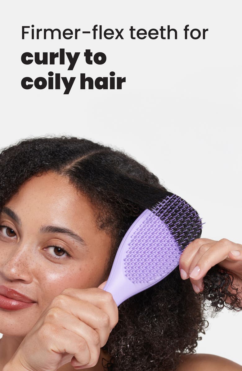 Tangle Teezer Ultimate Detangler Hairbrush for Curly to Coily, Alternate, color, Purple Passion