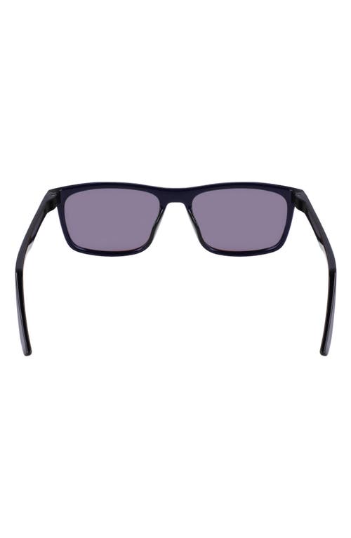 Nike Embar 56mm Polarized Square Sunglasses In Blue