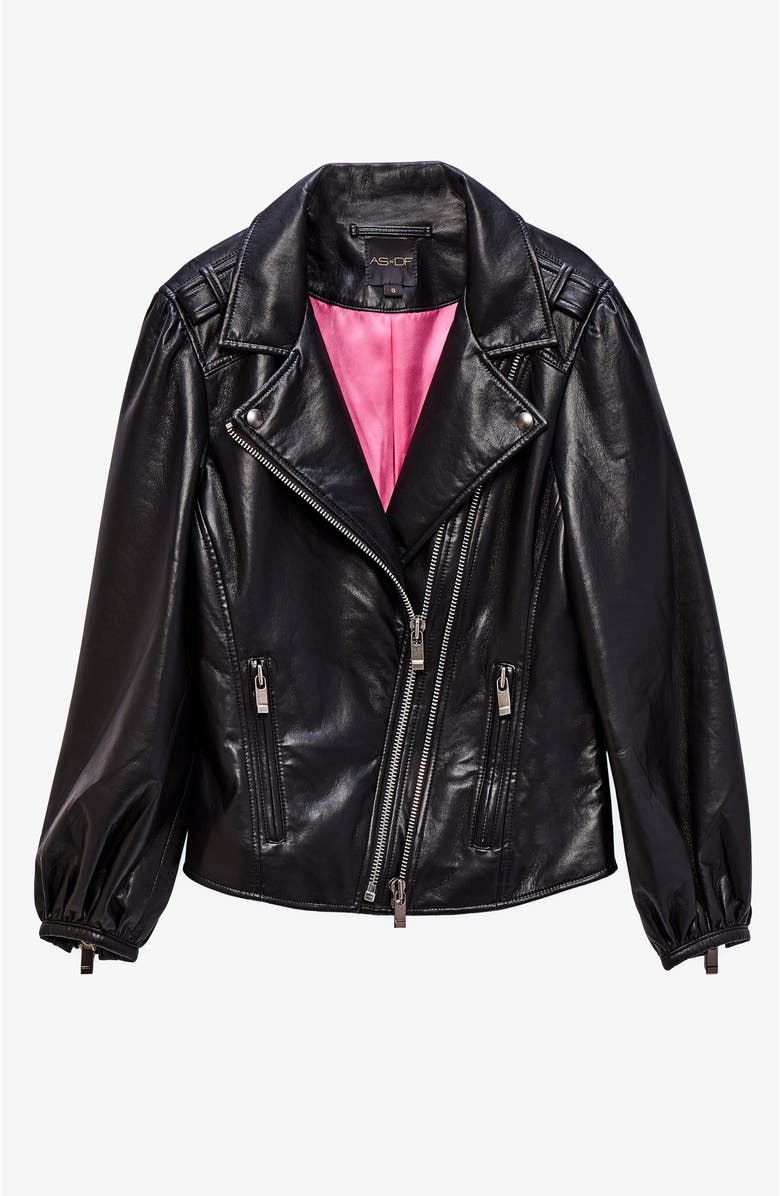 AS by DF Mercury Recycled Leather Jacket, Alternate, color, 