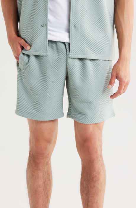 FLEECE FACTORY Geometric Jacquard Shorts