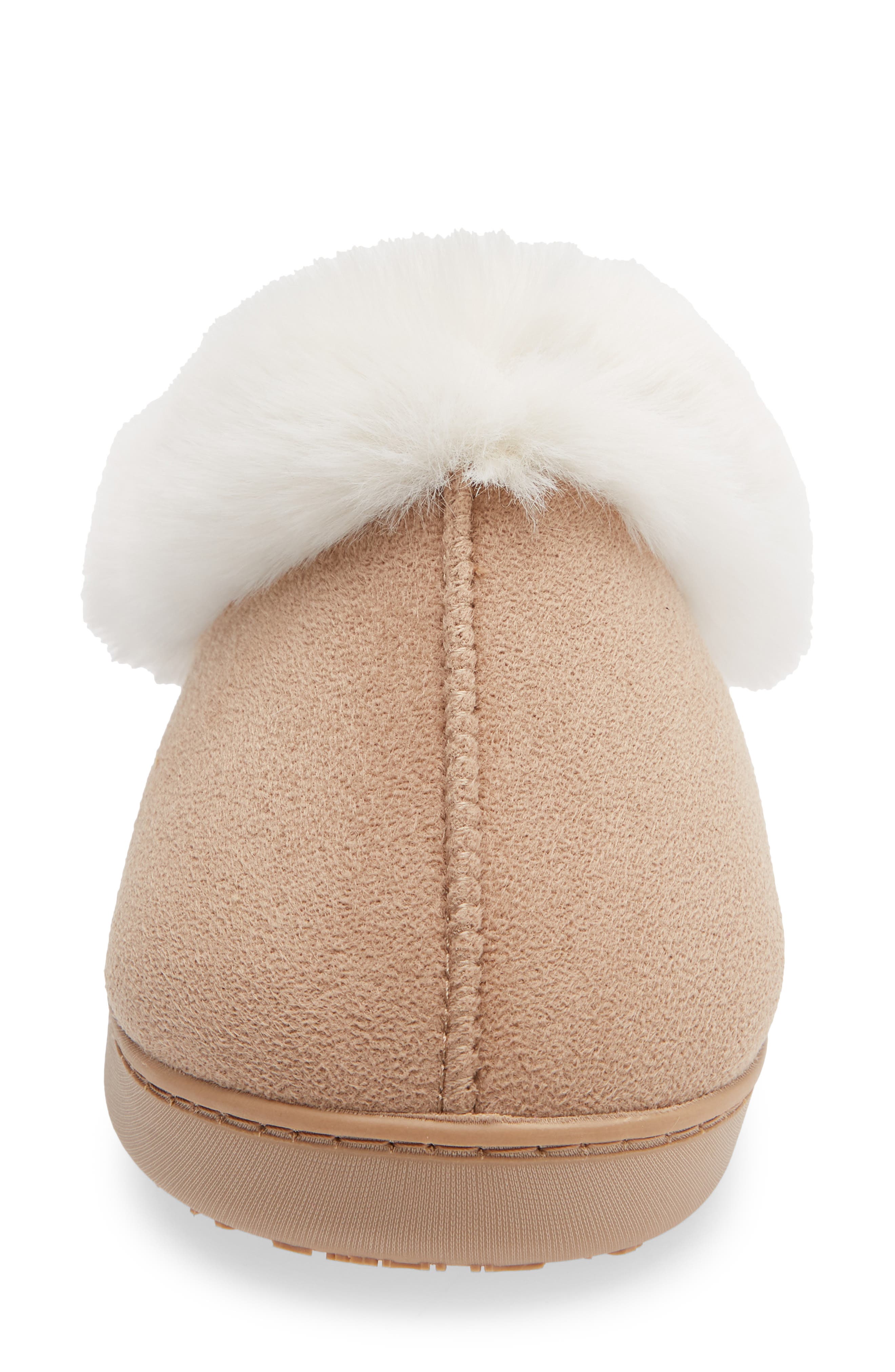 Microsuede Scuff Slipper, Alternate, color, AMPHORA