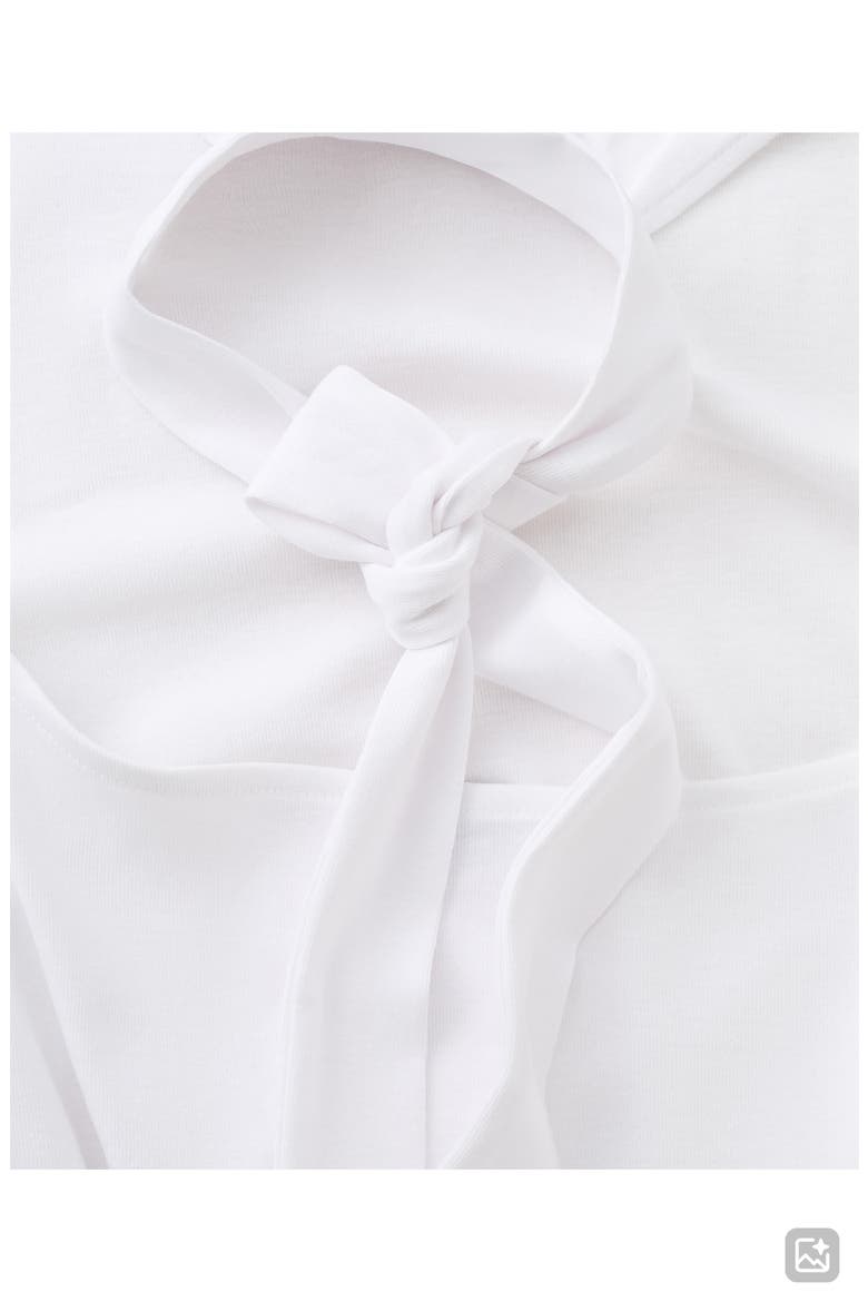 Asymmetric Sleeveless Minidress, Alternate, color, WHITE