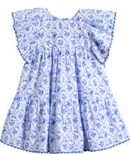 NEXT Kids' Floral Frill Babydoll Dress