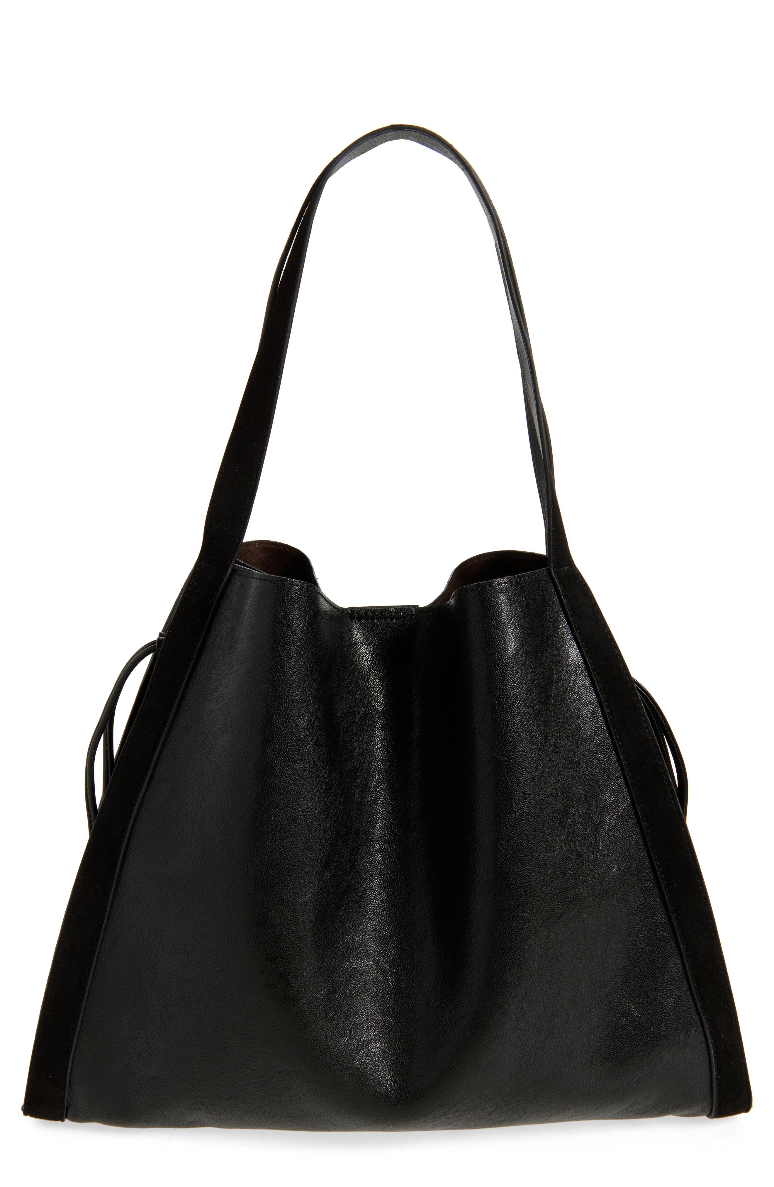 Dolce Vita Fallon Faux Leather Shoulder Bag, Main, color, Black