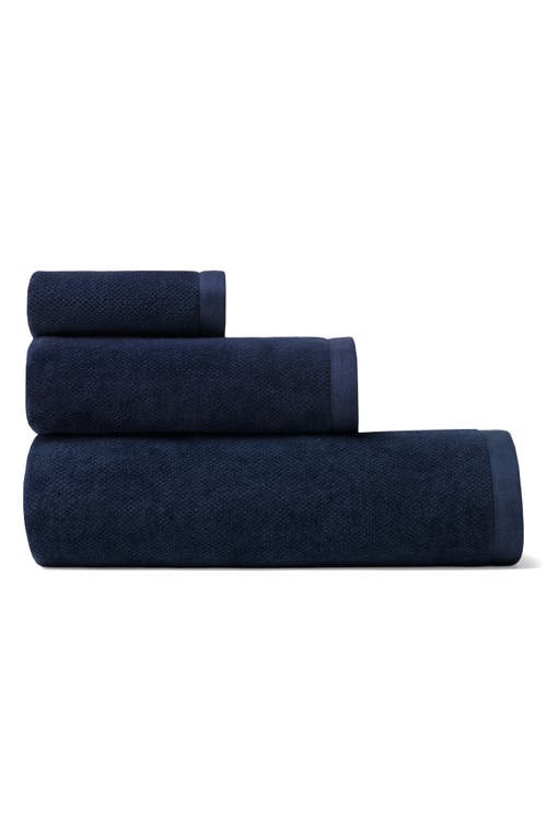 Sferra Canedo Cotton Bath Towel In Navy