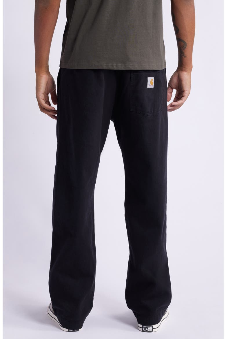 Floyde Tie Waist Pants, Alternate, color, BLACK GARMENT DYED