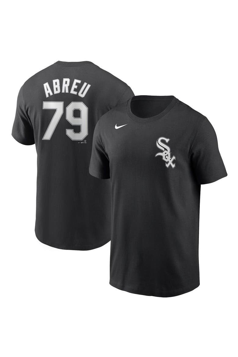 Men's Nike Jose Abreu Black Chicago White Sox Name & Number T-Shirt, Alternate, color, Black