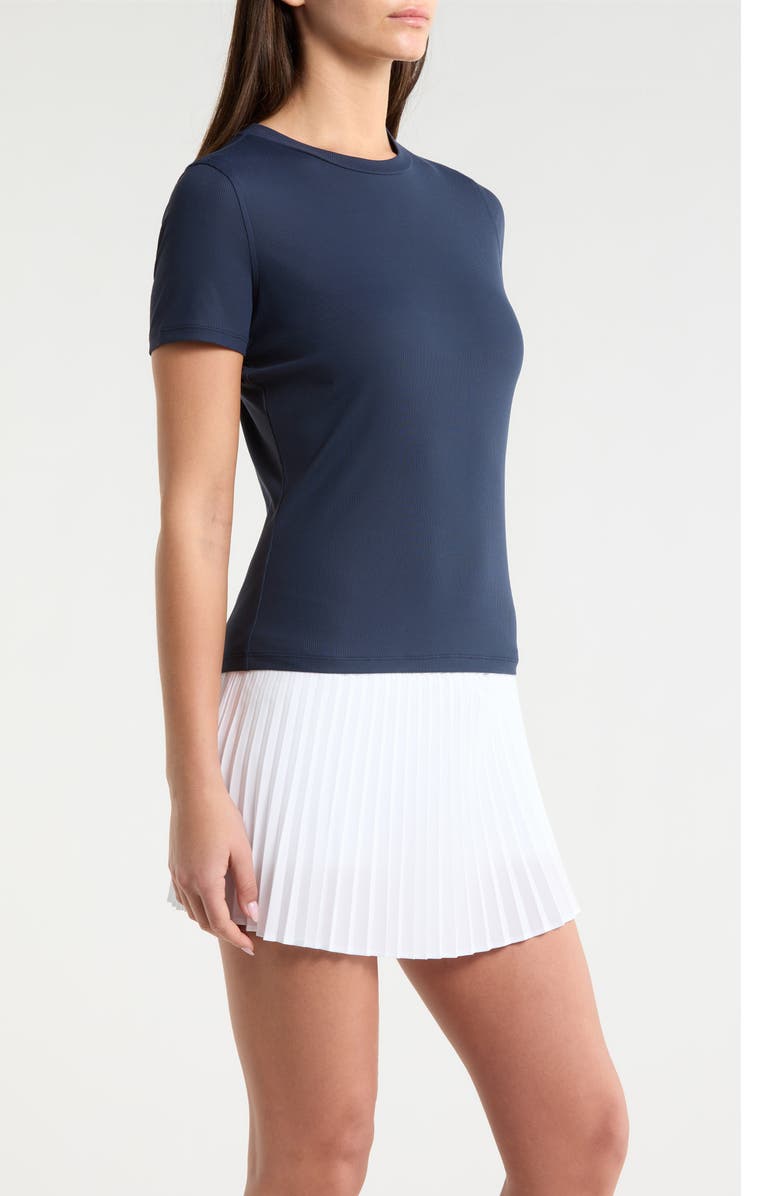 G/FORE Tech Golf UPF 50+ Rib T-Shirt, Alternate, color, Twilight