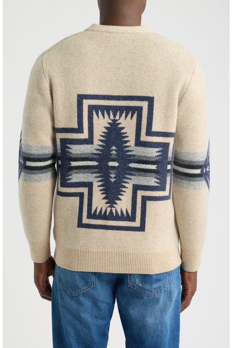 Harding Lambswool Cardigan, Alternate, color, HARDING OATMEAL