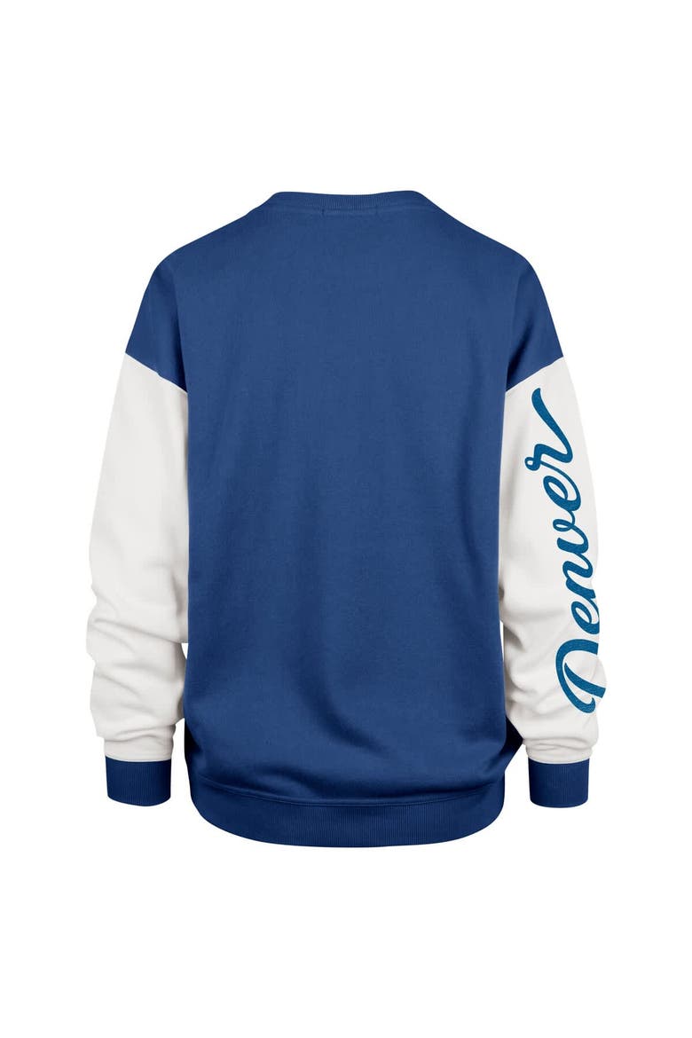 '47 Women's '47 Navy Denver Broncos Double Header Rise Andie Pullover ...