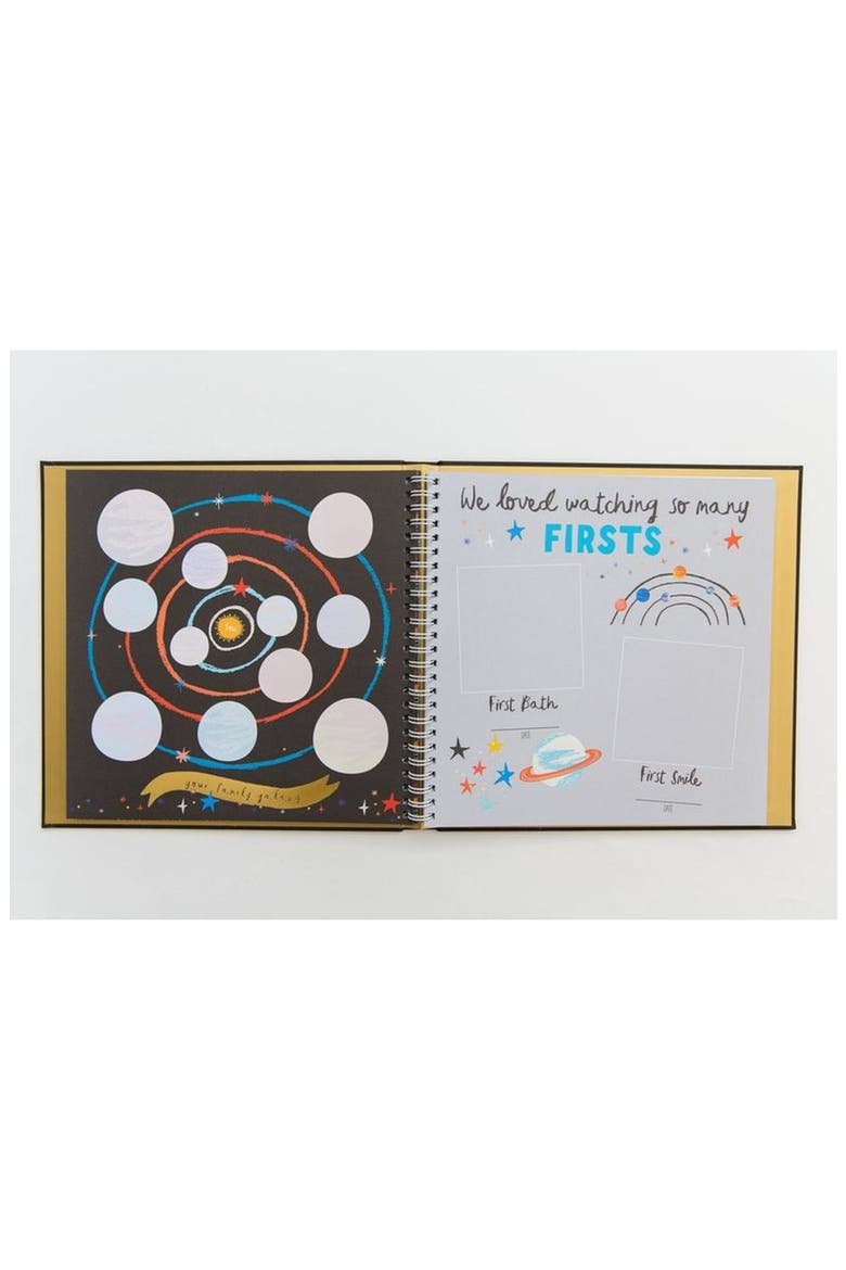 Special Edition: Golden Stargazer Baby's First Year Memory Book, Alternate, color, BLACK