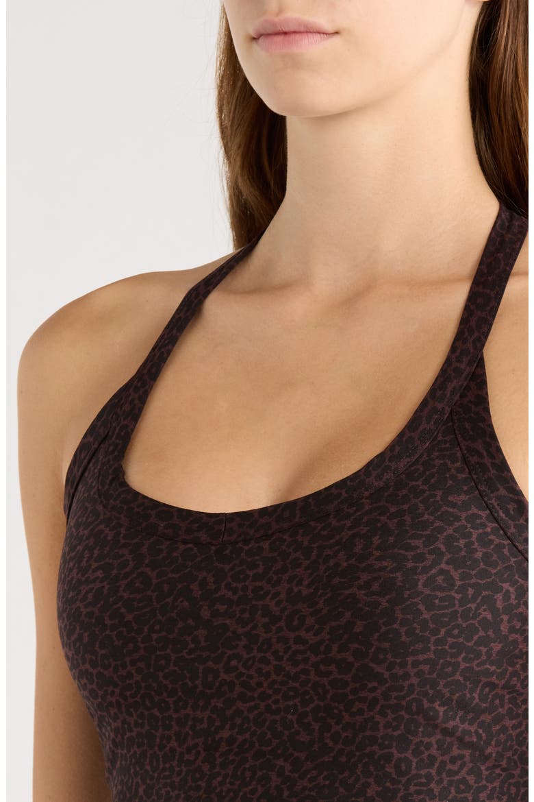 Softmark On the Up Cropped Tank, Alternate, color, COCOA PLUM LEOPARD